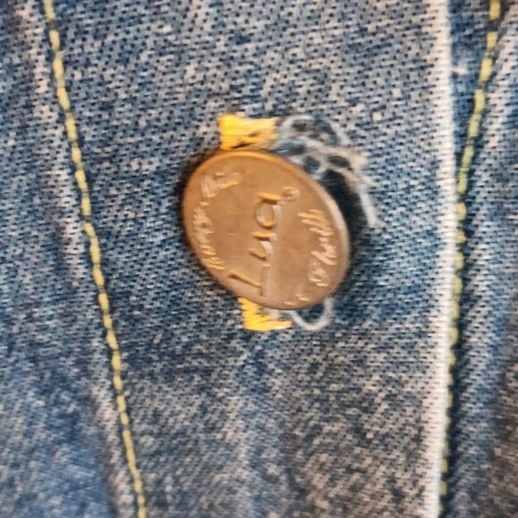 NEW. Vintage LUA Denim Dress. Coastal Cowgirl,  Western, Country - Picture 8 of 12